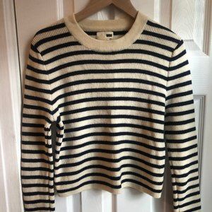Levi's Cropped Wool Striped Breton Sweater